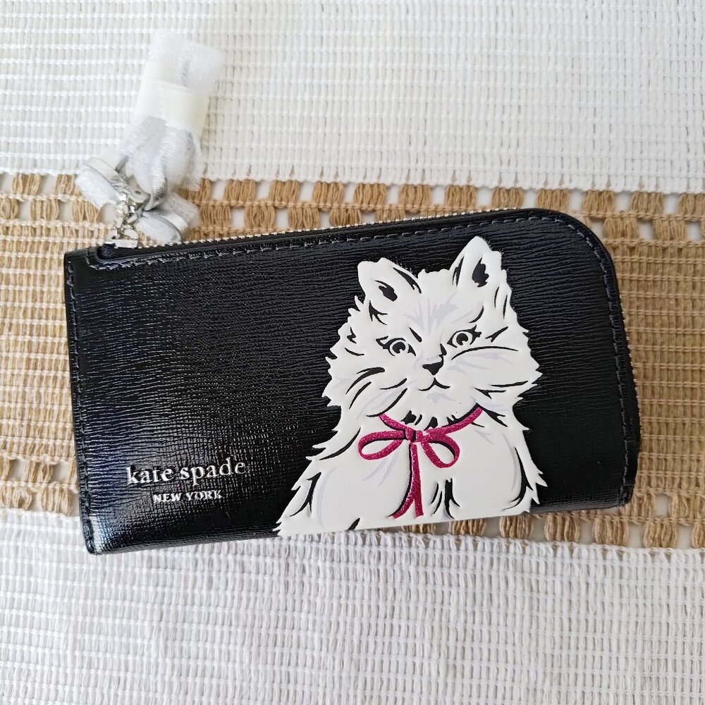 Kate Spade Whiskers Small Slim Bifold Wallet KI713